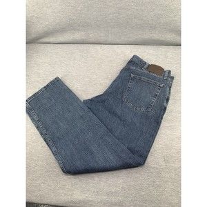 Wrangler Men's Relaxed Fit Blue Faded 38x30 Denim Jean